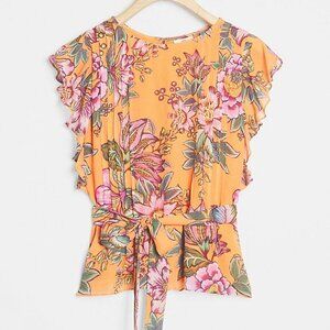 Farm Rio size small Adonia Pintucked size small Blouse